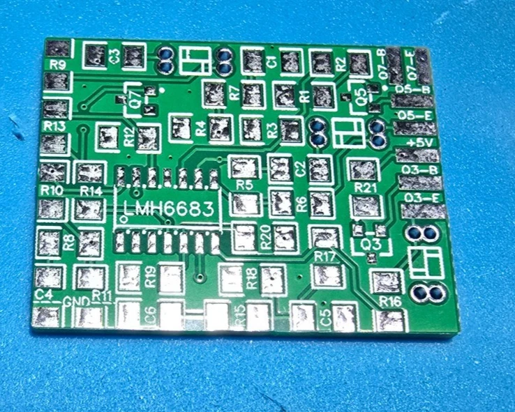 Bare unpopulated SNES RGB mod board PCB